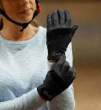Horze Women's Leather Mesh Riding Gloves