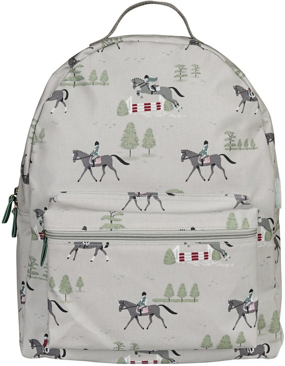 Horses Oilcloth Backpack